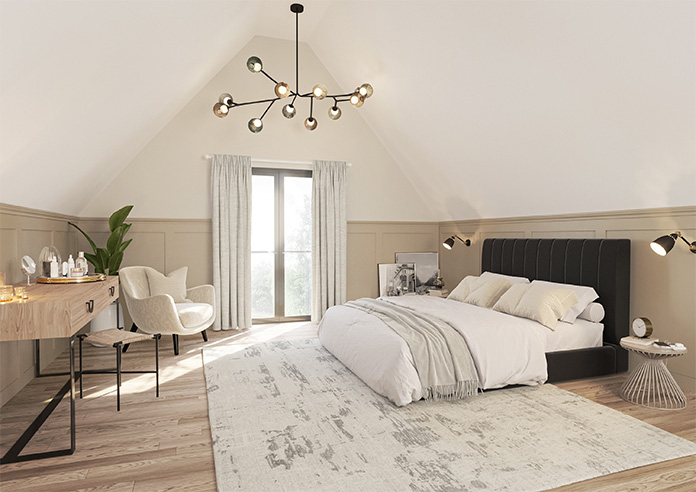 Friar, Natural - Made to Measure Curtains - Image 8